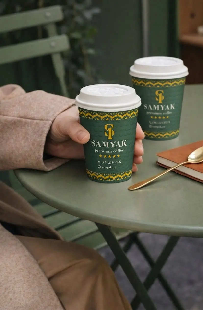 Premium ground coffee beans in gift packaging